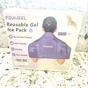 NEW FD Purple Reusable Gel Ice Pack